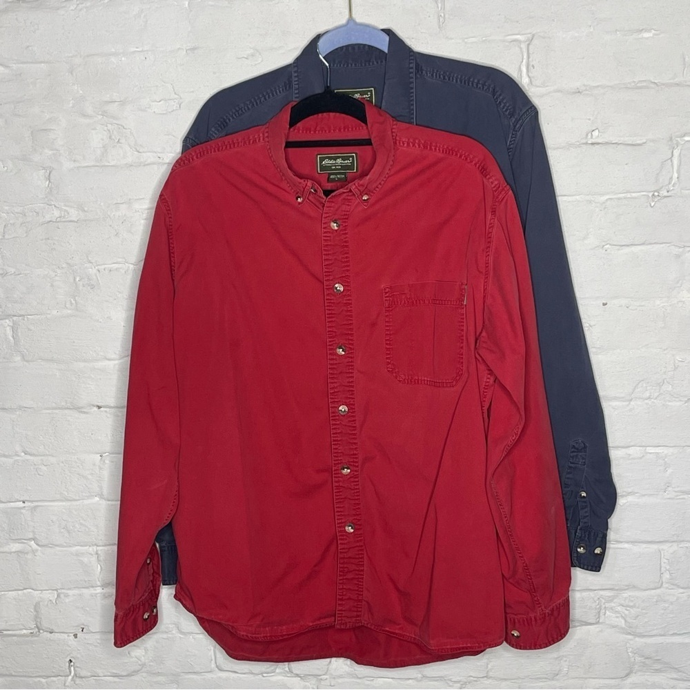 2 Eddie Bauer Shirts L